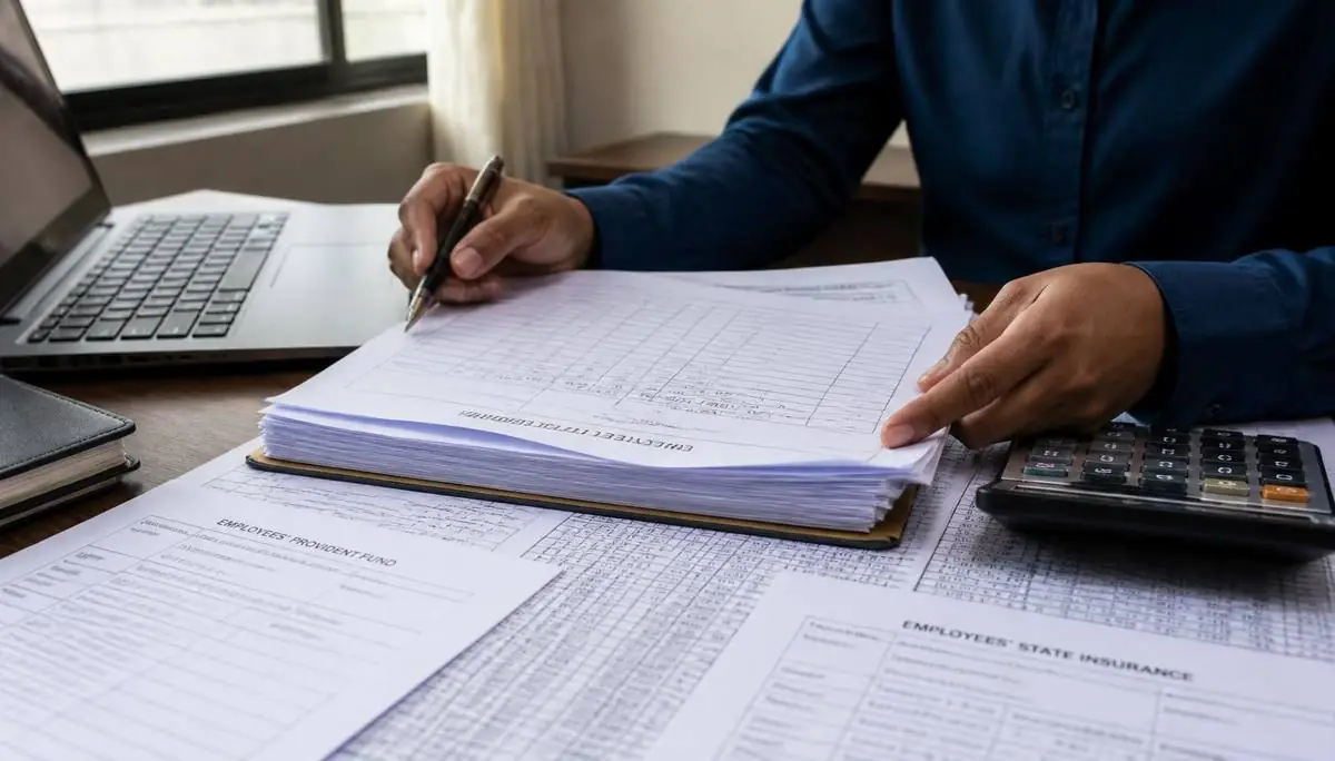 Statutory payroll, PF and ESI records maintained for deployed staff